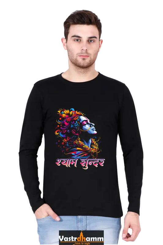 Energetic Krishna Ji Round Neck Full Sleeve Vastrdhamm
