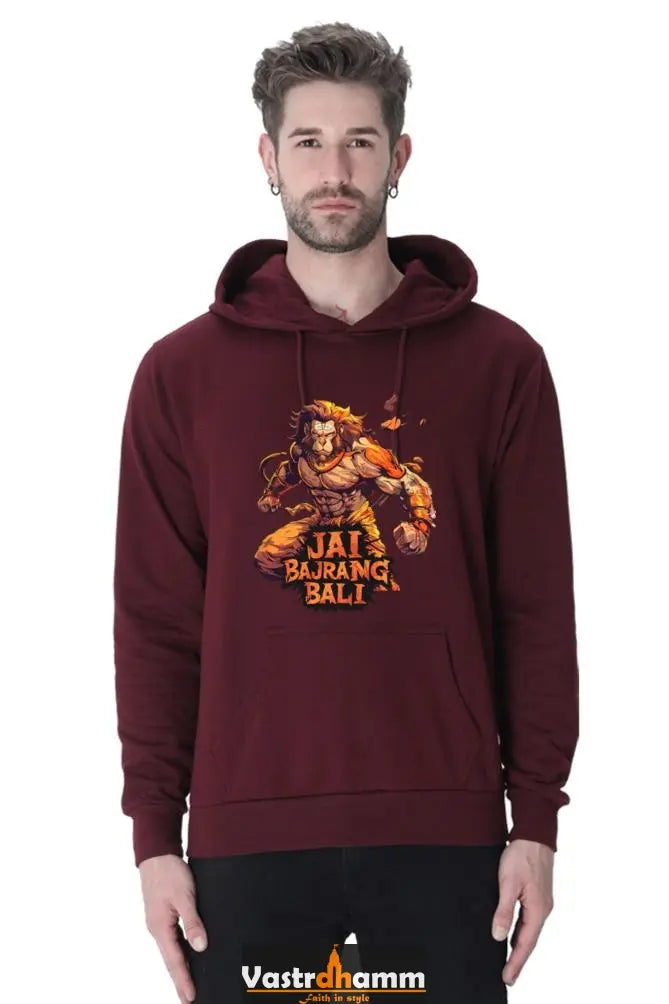 Fearless Hanuman Ji Hoodie Sweatshirt Vastrdhamm