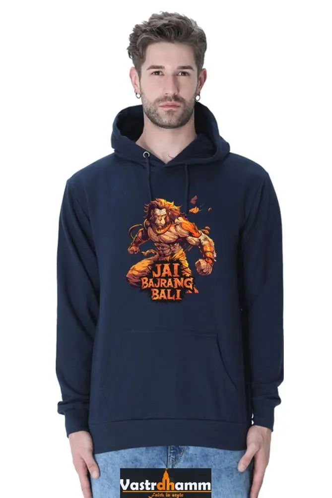 Fearless Hanuman Ji Hoodie Sweatshirt Vastrdhamm