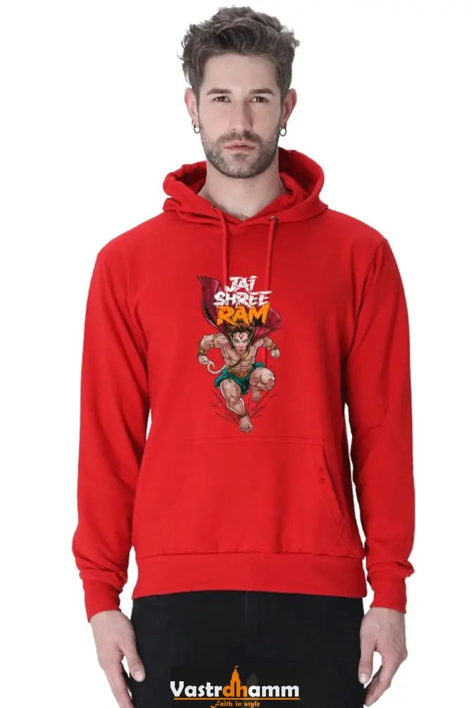 Fearsome Hanuman Ji Hoodie Sweatshirt Vastrdhamm