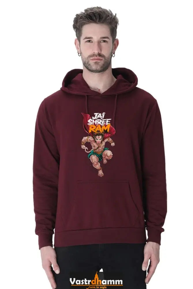 Fearsome Hanuman Ji Hoodie Sweatshirt Vastrdhamm