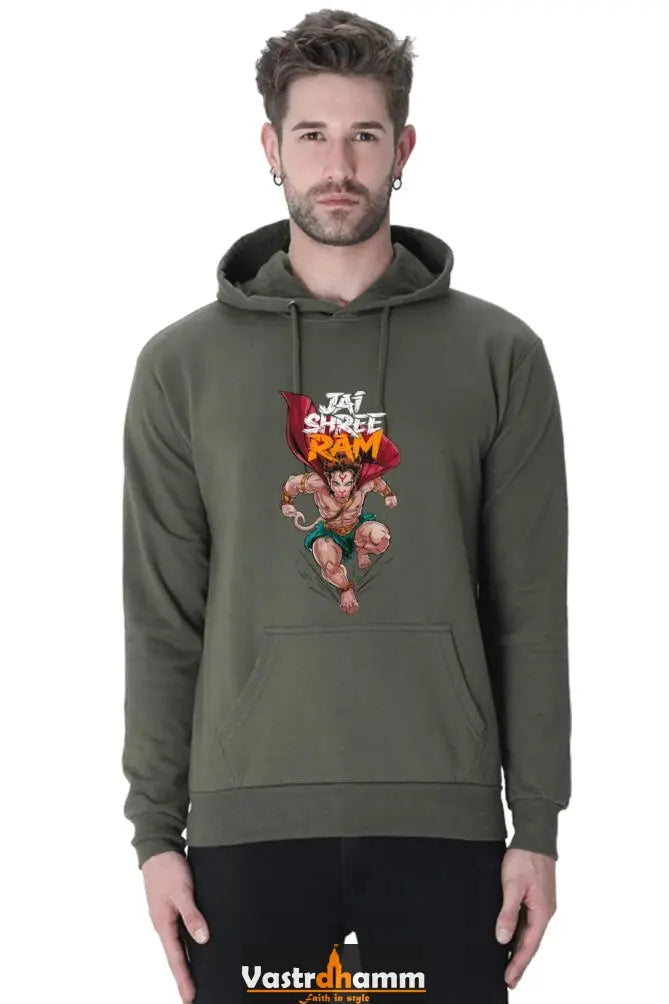 Fearsome Hanuman Ji Hoodie Sweatshirt Vastrdhamm