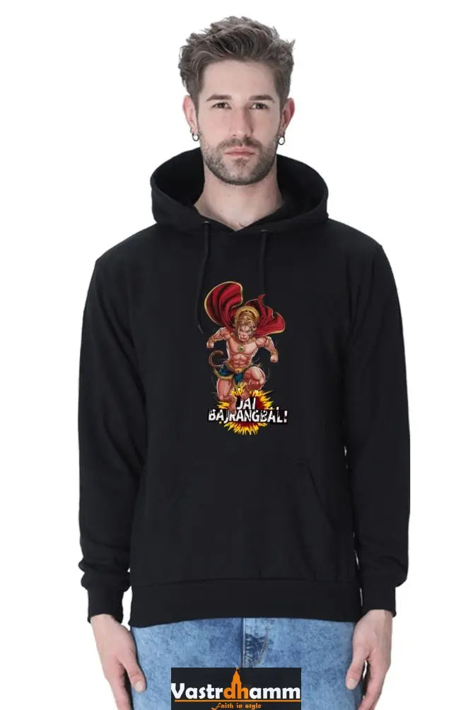 Fierce Hanuman Ji Hoodie Sweatshirt Vastrdhamm