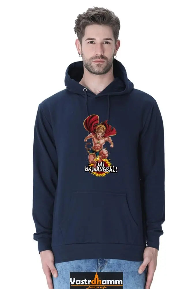 Fierce Hanuman Ji Hoodie Sweatshirt Vastrdhamm