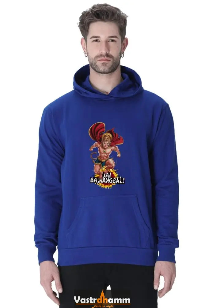 Fierce Hanuman Ji Hoodie Sweatshirt Vastrdhamm