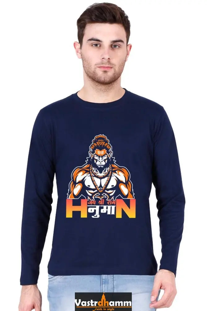 Fierce Hanuman Ji Round Neck Full Sleeve Vastrdhamm