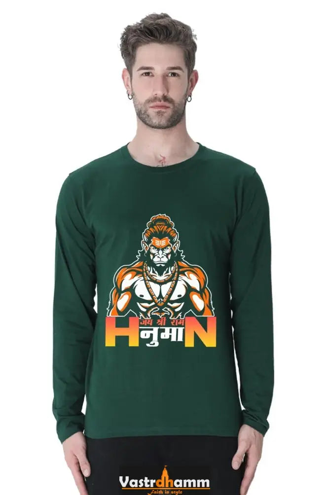 Fierce Hanuman Ji Round Neck Full Sleeve Vastrdhamm