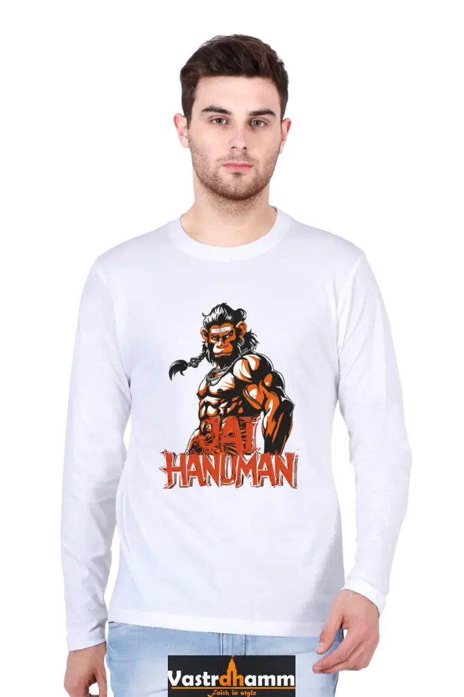 Fierce Hanuman Ji Round Neck Full Sleeve Vastrdhamm