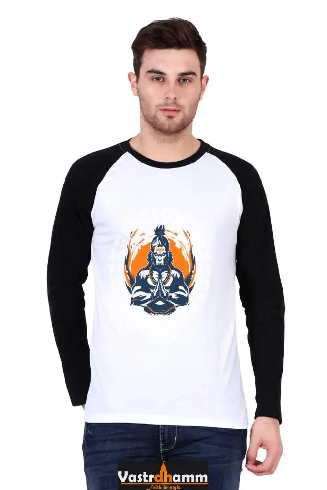 Gallant Hanuman Ji Raglan T-shirt Vastrdhamm