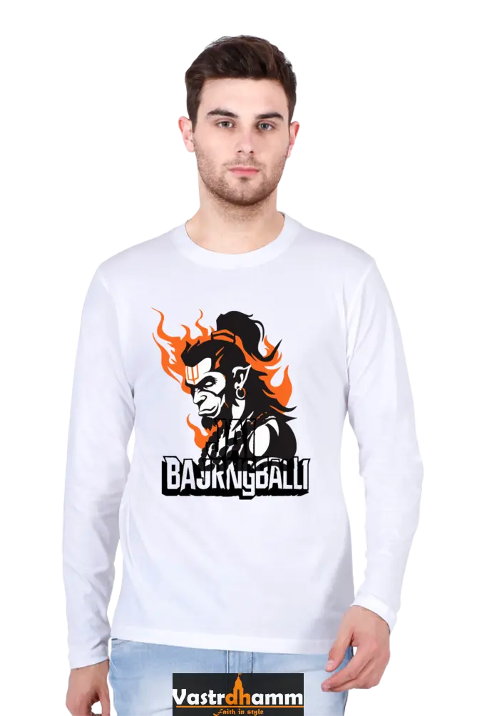 Gallant Hanuman Ji Round Neck Full Sleeve Vastrdhamm