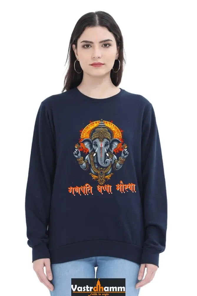 Ganesha BlessingsSweatshirt T-Shirts for Women Vastrdhamm