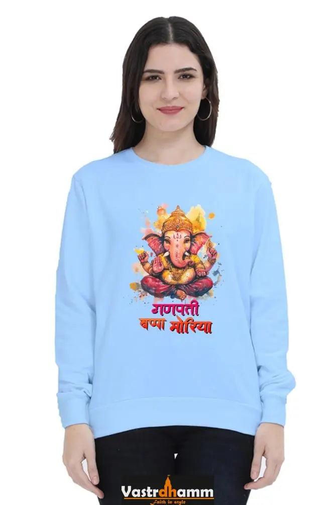 Ganesha ProtectorSweatshirt T-Shirts for Women Vastrdhamm