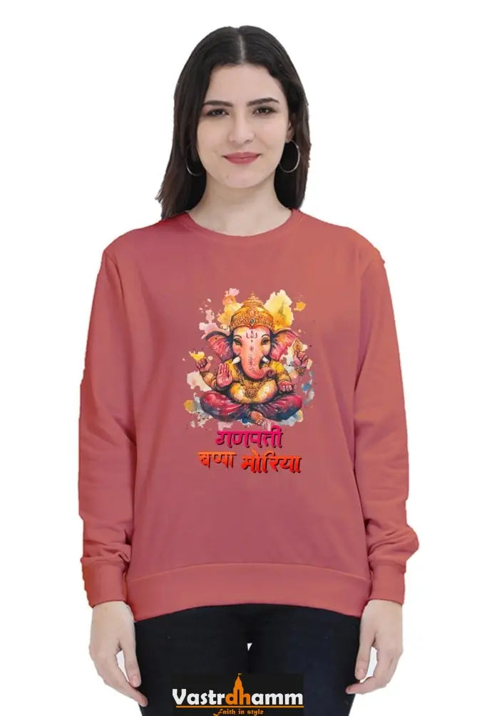 Ganesha ProtectorSweatshirt T-Shirts for Women Vastrdhamm