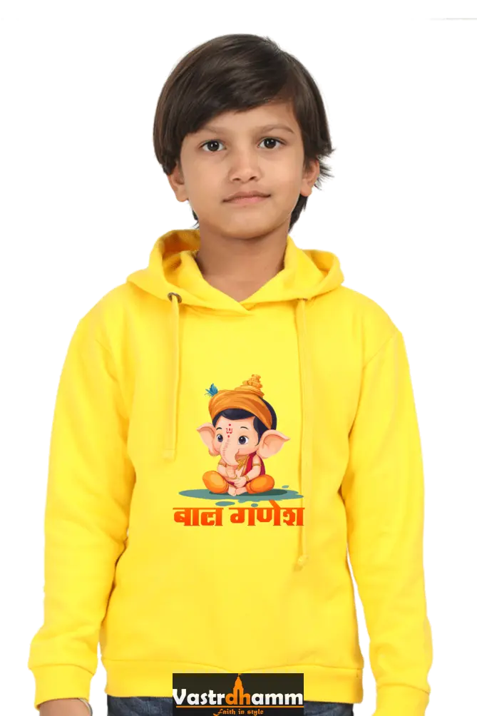 Ganesha Wisdom Hoodie Sweatshirt  T-Shirts for Boy Vastrdhamm