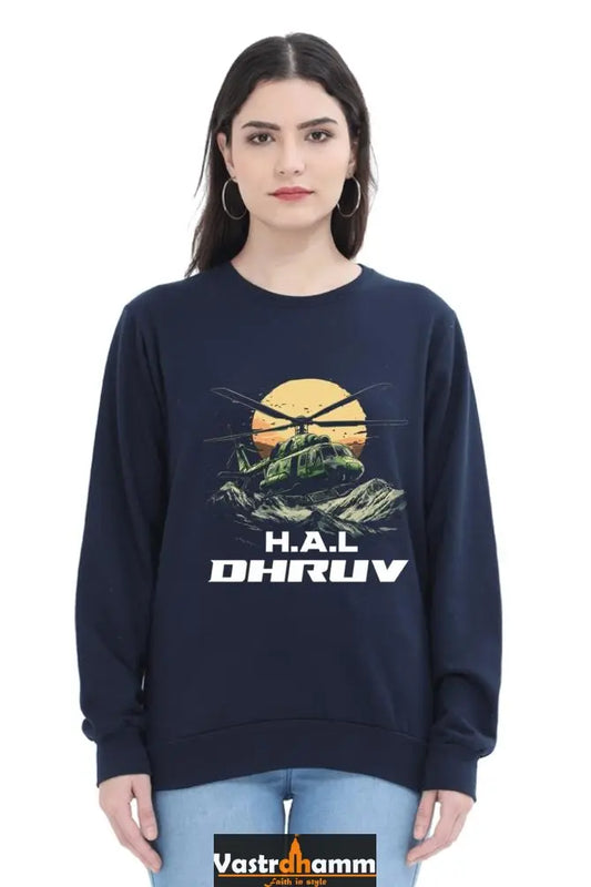 HAL Helicopter Tribute Sweatshirt T-Shirts for Women Vastrdhamm