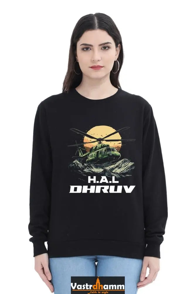 HAL Helicopter Tribute Sweatshirt T-Shirts for Women Vastrdhamm