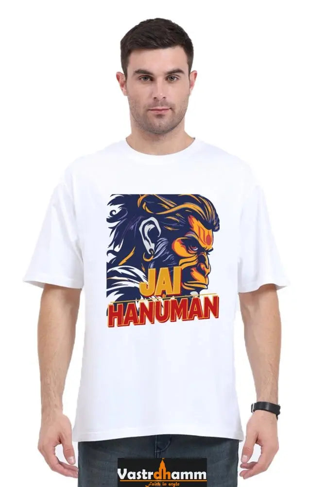 Hanuman Bhakt Oversized Classic T-Shirts for Men Vastrdhamm