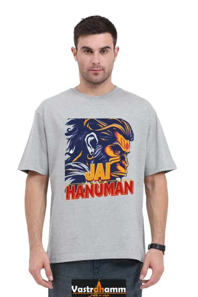 Hanuman Bhakt Oversized Classic T-Shirts for Men Vastrdhamm