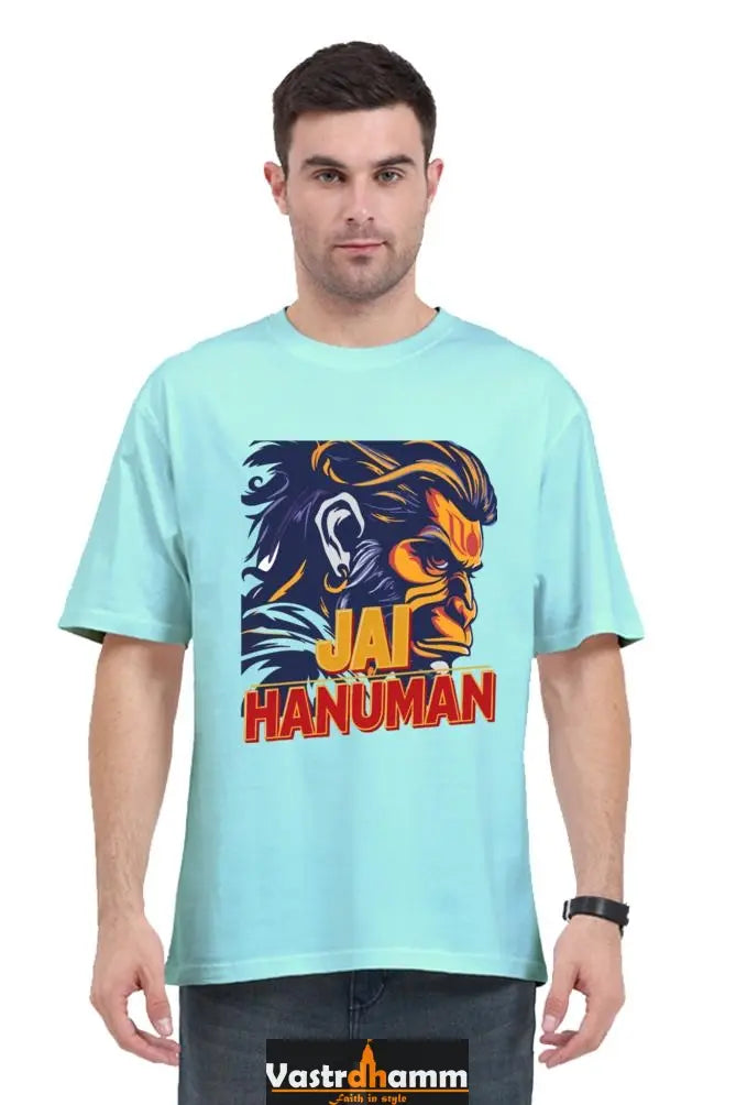 Hanuman Bhakt Oversized Classic T-Shirts for Men Vastrdhamm