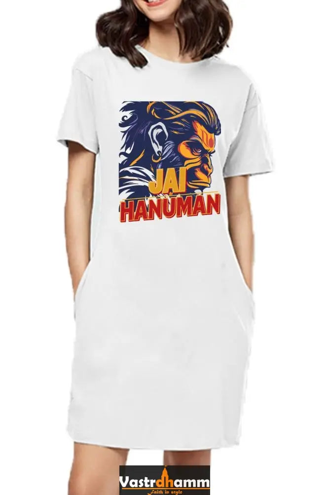 Hanuman BhaktT-Shirts Dress for Women Vastrdhamm