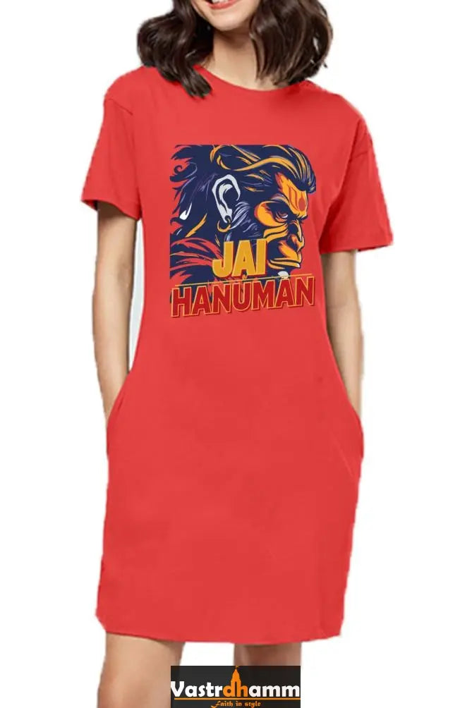 Hanuman BhaktT-Shirts Dress for Women Vastrdhamm