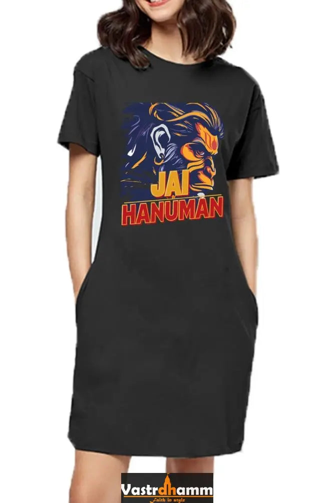 Hanuman BhaktT-Shirts Dress for Women Vastrdhamm