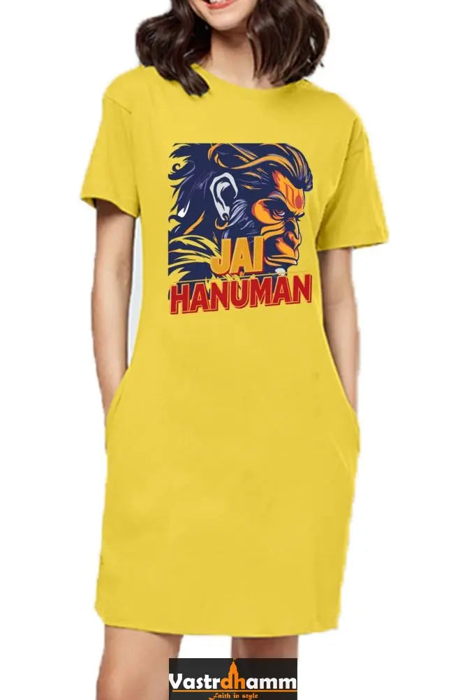 Hanuman BhaktT-Shirts Dress for Women Vastrdhamm