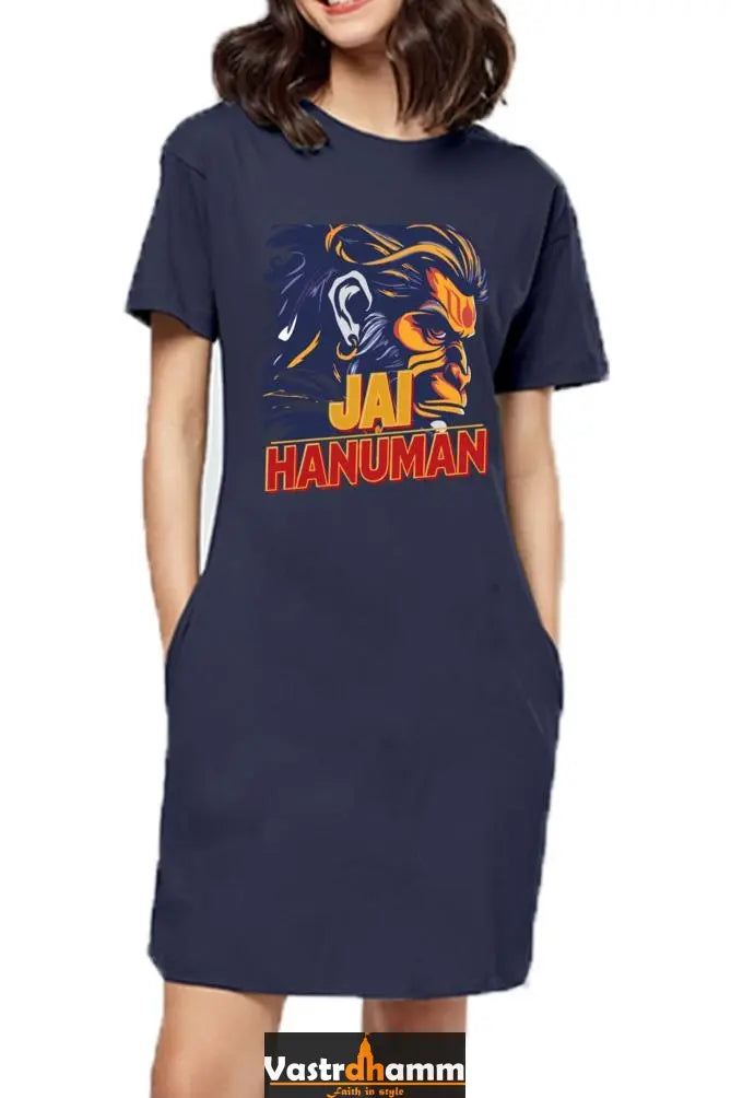 Hanuman BhaktT-Shirts Dress for Women Vastrdhamm