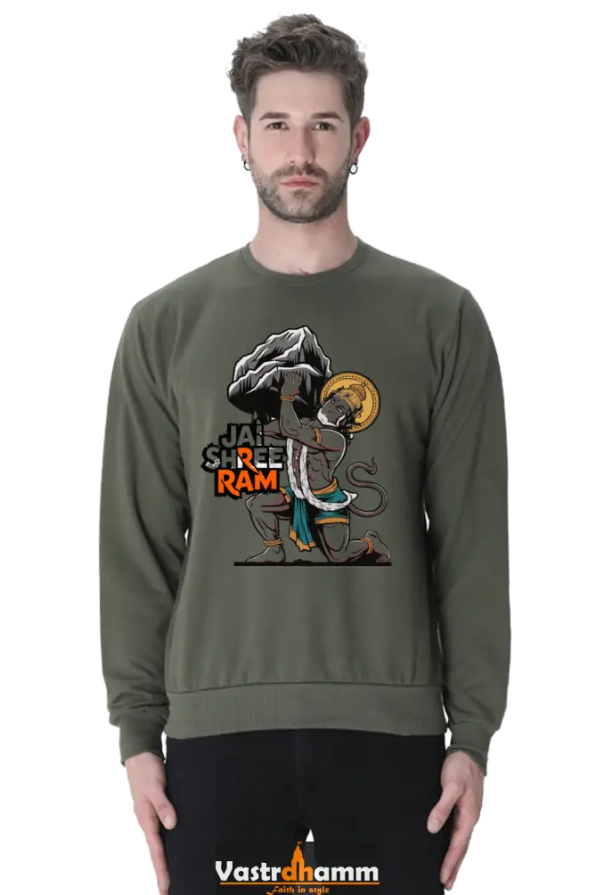 Hanuman Bhakti Devotion Sweatshirt T-Shirts for Men Vastrdhamm