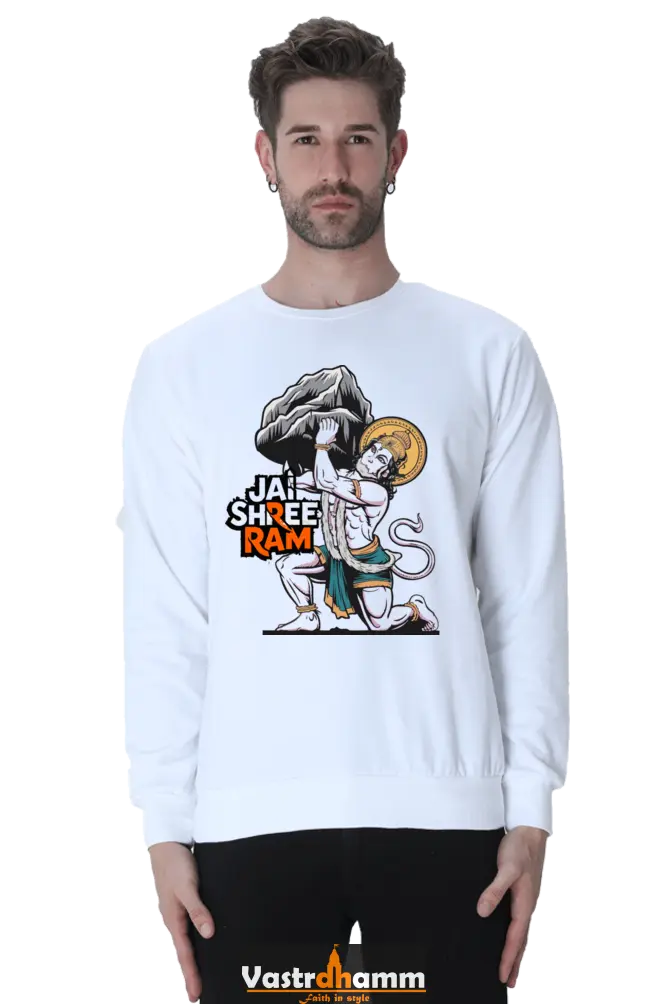 Hanuman Bhakti Devotion Sweatshirt T-Shirts for Men Vastrdhamm