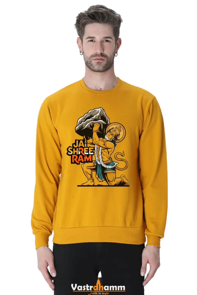 Hanuman Bhakti Devotion Sweatshirt T-Shirts for Men Vastrdhamm