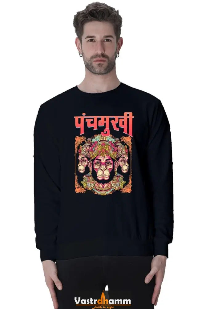 Hanuman Bhakti Devotion Sweatshirt T-Shirts for Men Vastrdhamm