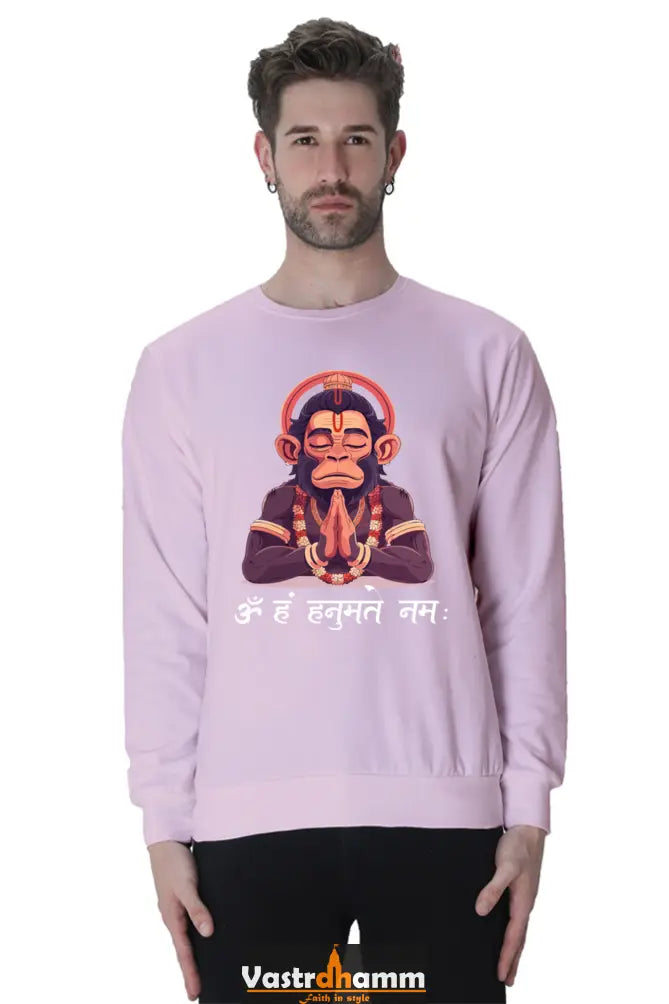 Hanuman Bhakti Power Sweatshirt T-Shirts for Men Vastrdhamm