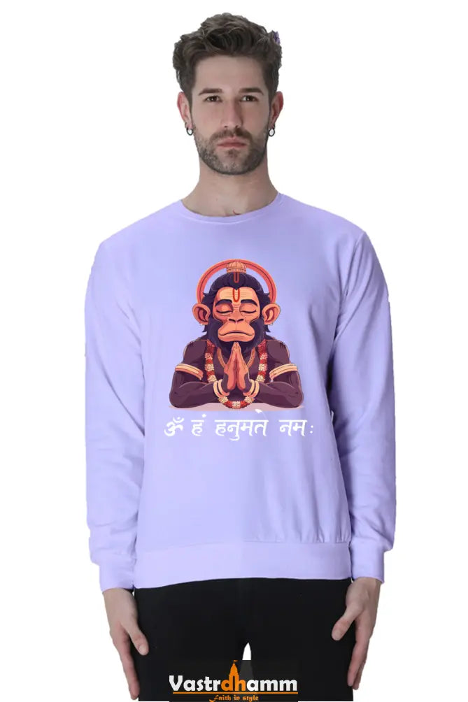 Hanuman Bhakti Power Sweatshirt T-Shirts for Men Vastrdhamm
