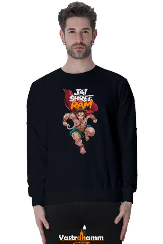 Hanuman Bhakti Power Sweatshirt T-Shirts for Men Vastrdhamm