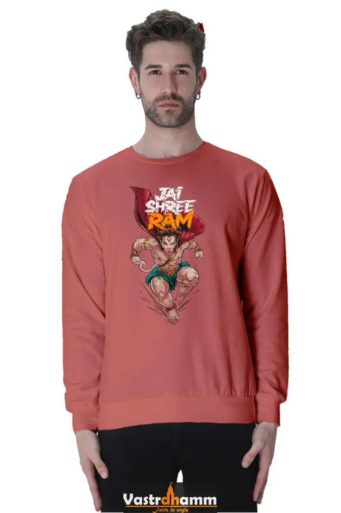 Hanuman Bhakti Power Sweatshirt T-Shirts for Men Vastrdhamm