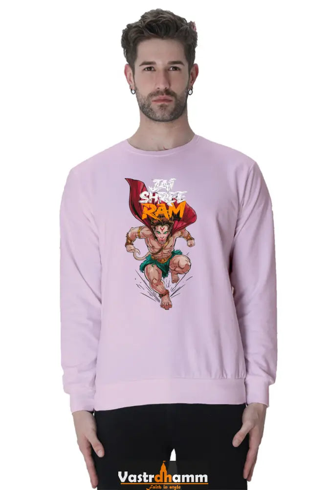 Hanuman Bhakti Power Sweatshirt T-Shirts for Men Vastrdhamm