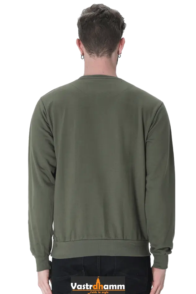 Hanuman Bhakti Strength Sweatshirt T-Shirts for Men Vastrdhamm