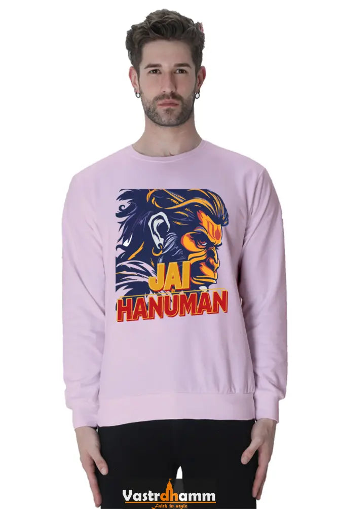 Hanuman Bhakti Strength Sweatshirt T-Shirts for Men Vastrdhamm