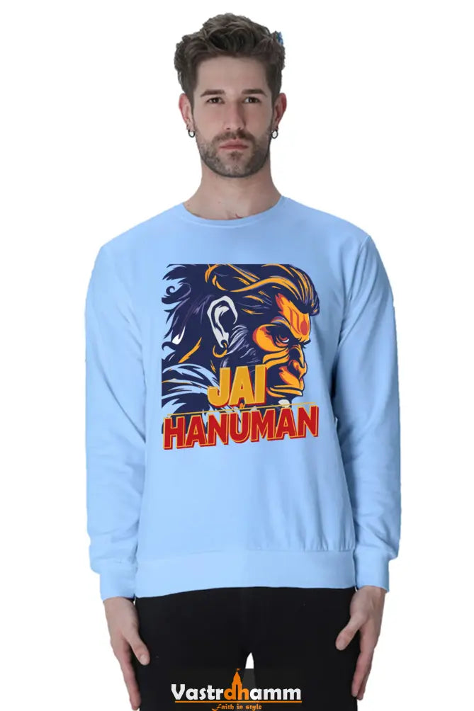 Hanuman Bhakti Strength Sweatshirt T-Shirts for Men Vastrdhamm