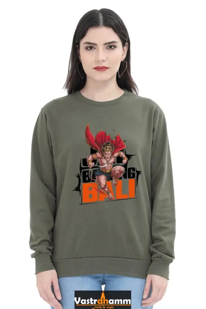 Hanuman Bhakti StrengthSweatshirt T-Shirts for Women Vastrdhamm