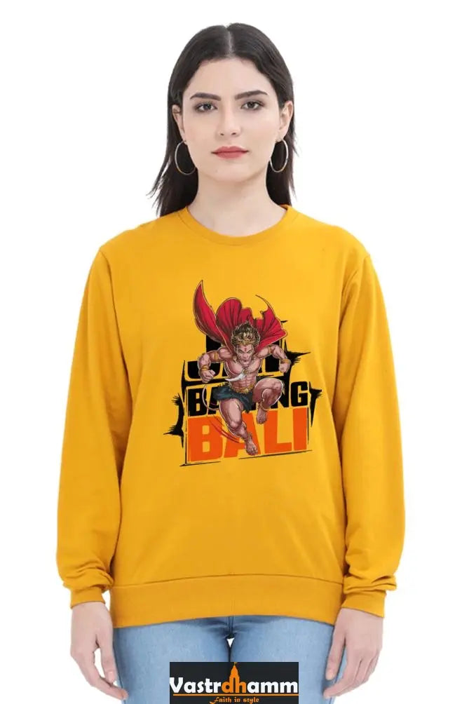 Hanuman Bhakti StrengthSweatshirt T-Shirts for Women Vastrdhamm