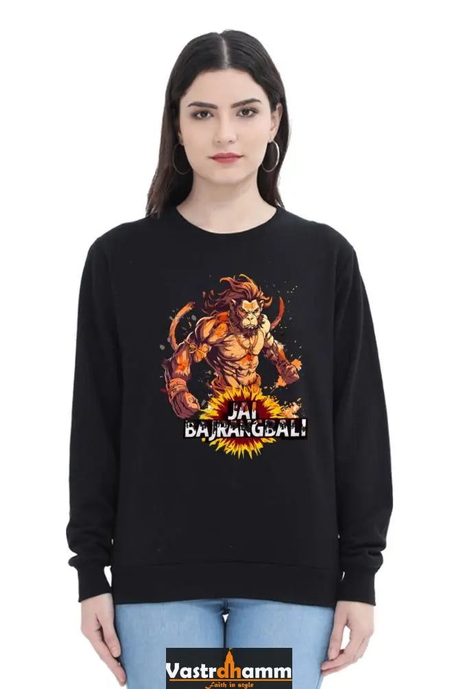 Hanuman Bhakti YogaSweatshirt T-Shirts for Women Vastrdhamm