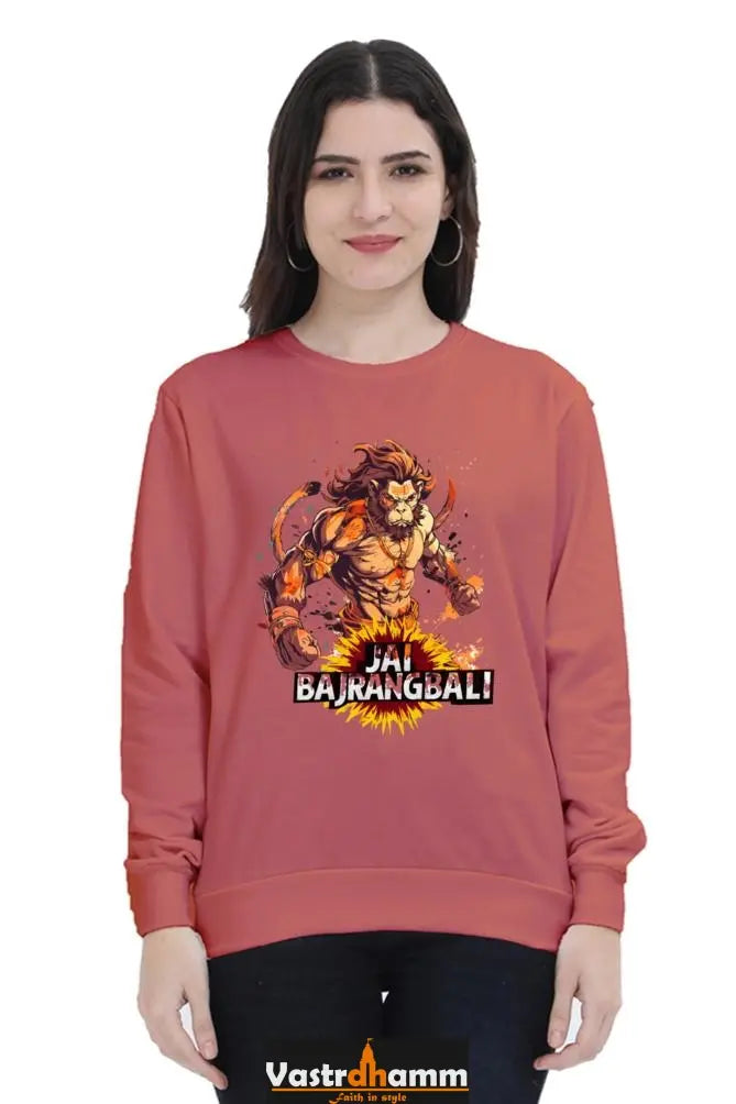 Hanuman Bhakti YogaSweatshirt T-Shirts for Women Vastrdhamm