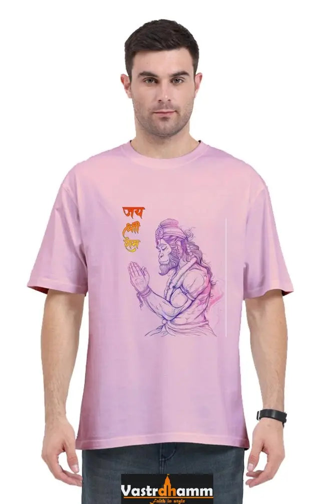 Hanuman Celestial Guardian Oversized Classic T-Shirts for Men Vastrdhamm