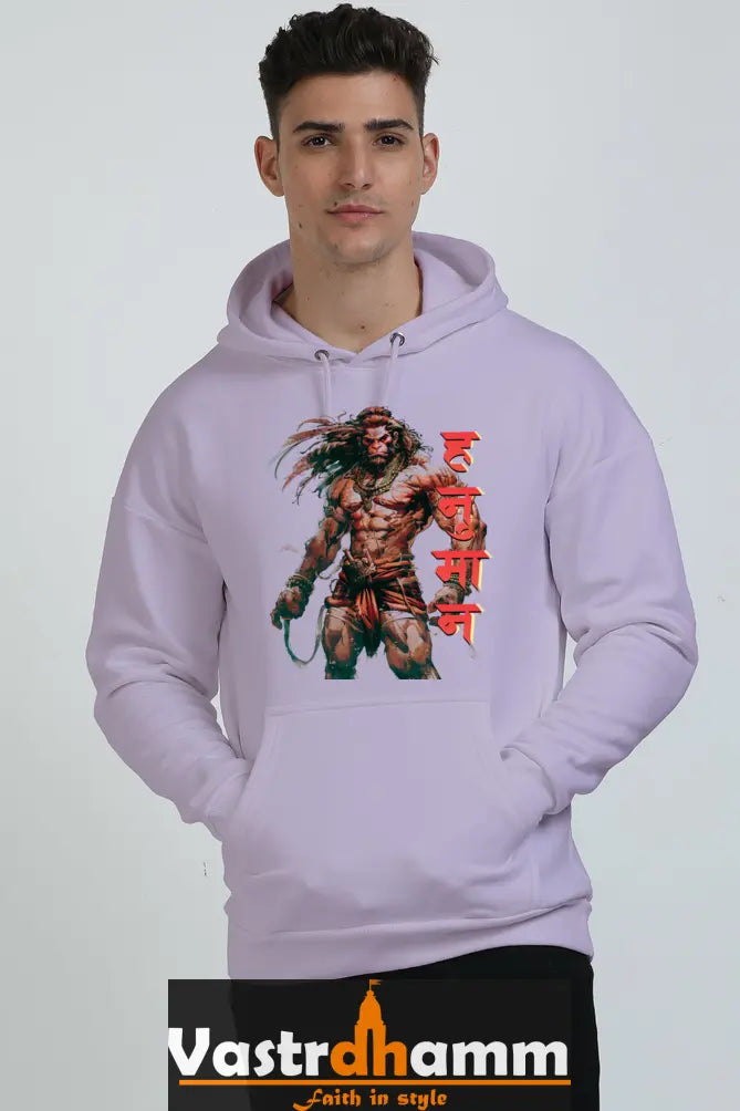 Hanuman Cosmic Power Oversized Hooded Sweatshirt T-Shirts for Men Vastrdhamm