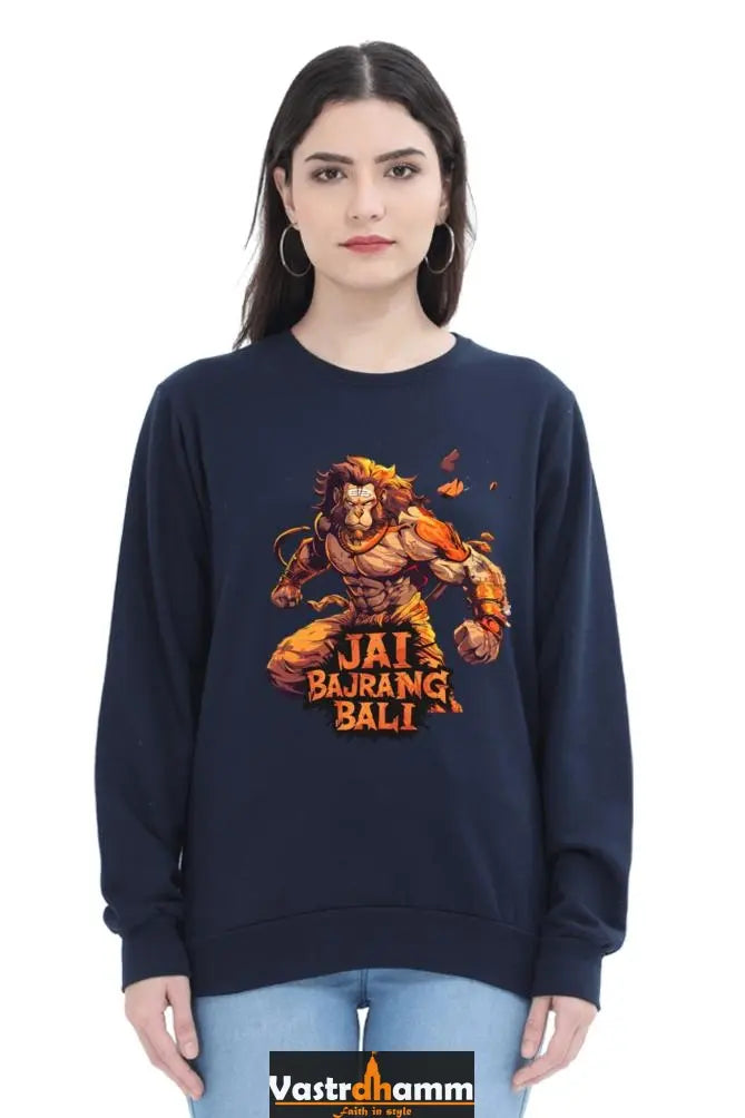 Hanuman CourageSweatshirt T-Shirts for Women Vastrdhamm