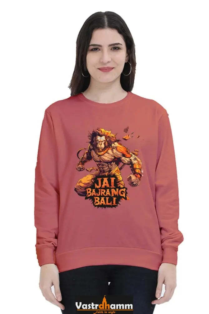 Hanuman CourageSweatshirt T-Shirts for Women Vastrdhamm