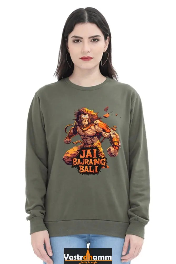 Hanuman CourageSweatshirt T-Shirts for Women Vastrdhamm