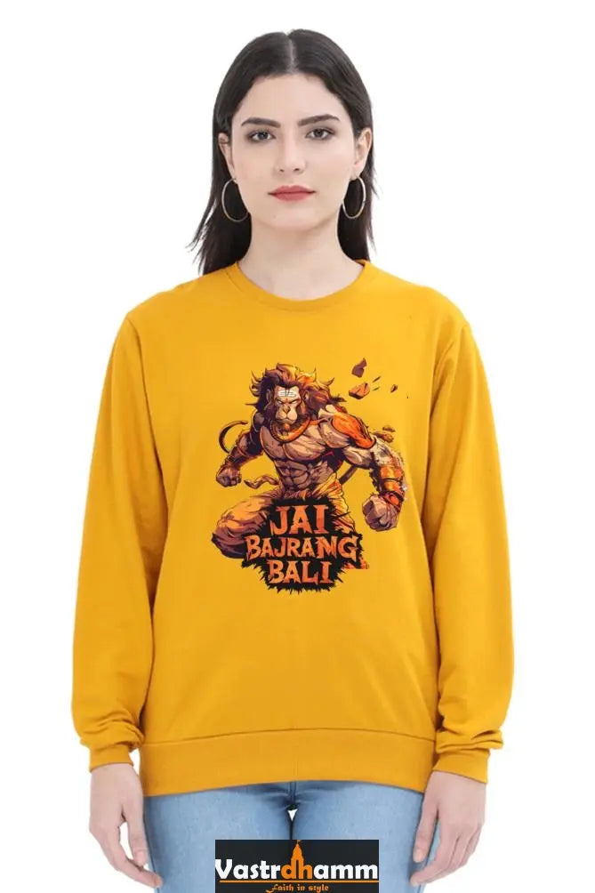 Hanuman CourageSweatshirt T-Shirts for Women Vastrdhamm